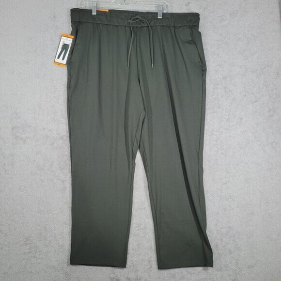 NWT‎ Hilary Radley Womens Mid Rise Straight Leg Pants XXL Pull on - Picture 1 of 8